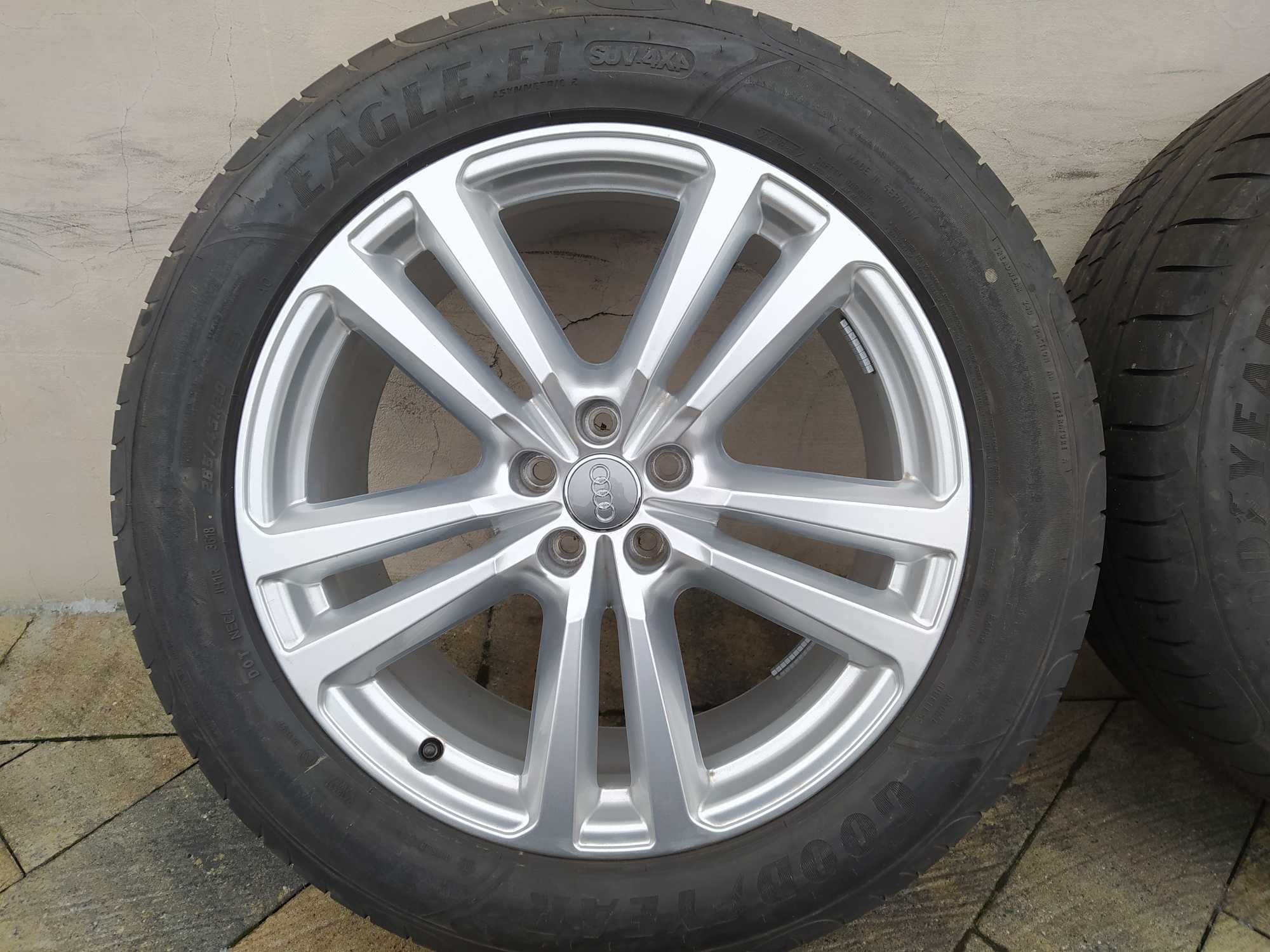 Koła alu 20 Audi Q7 SQ7 Jak Nowe, Demo, 285/45R20, 4M0, 5x112