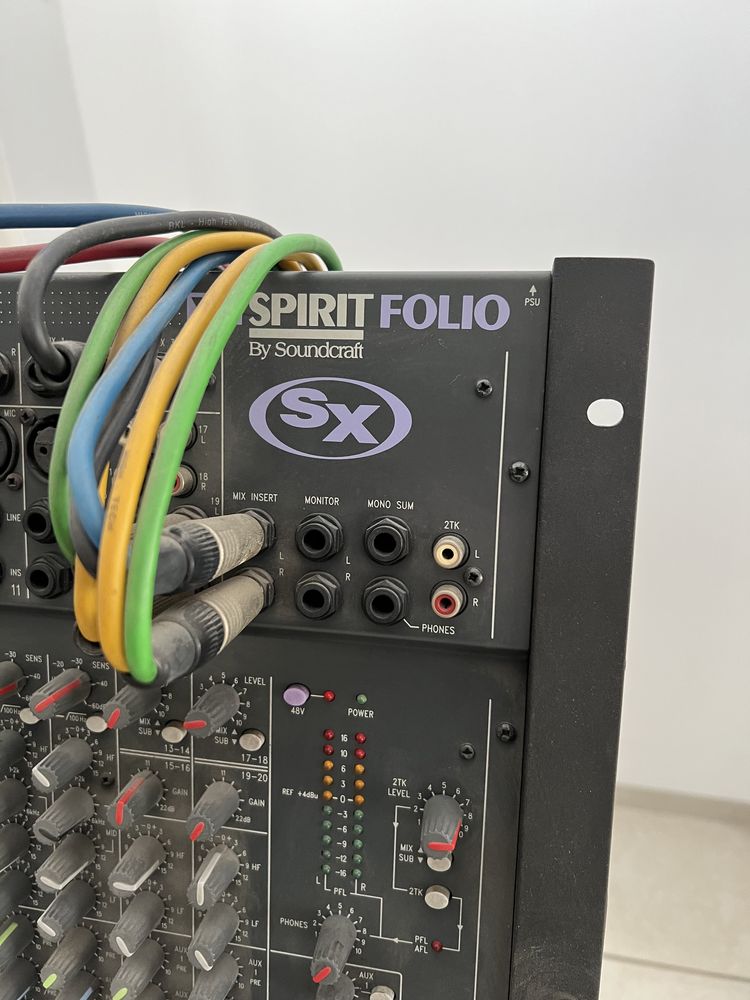 SUPER OKAZJA sprzęt nagłaśniający SPIRIT FOLIO by soundcraft sx