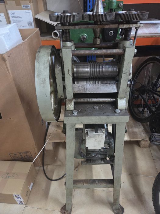 Laminador electrico para ourivesaria