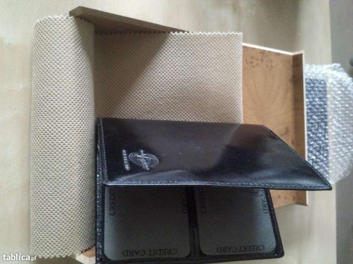 Unikatowe etui dla fanów Radio Merkury Nowe PREZENT Męskie 100% Skóra