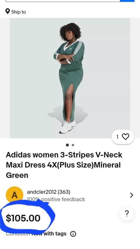 Смарагдова сукня Adidas р. ХЛ