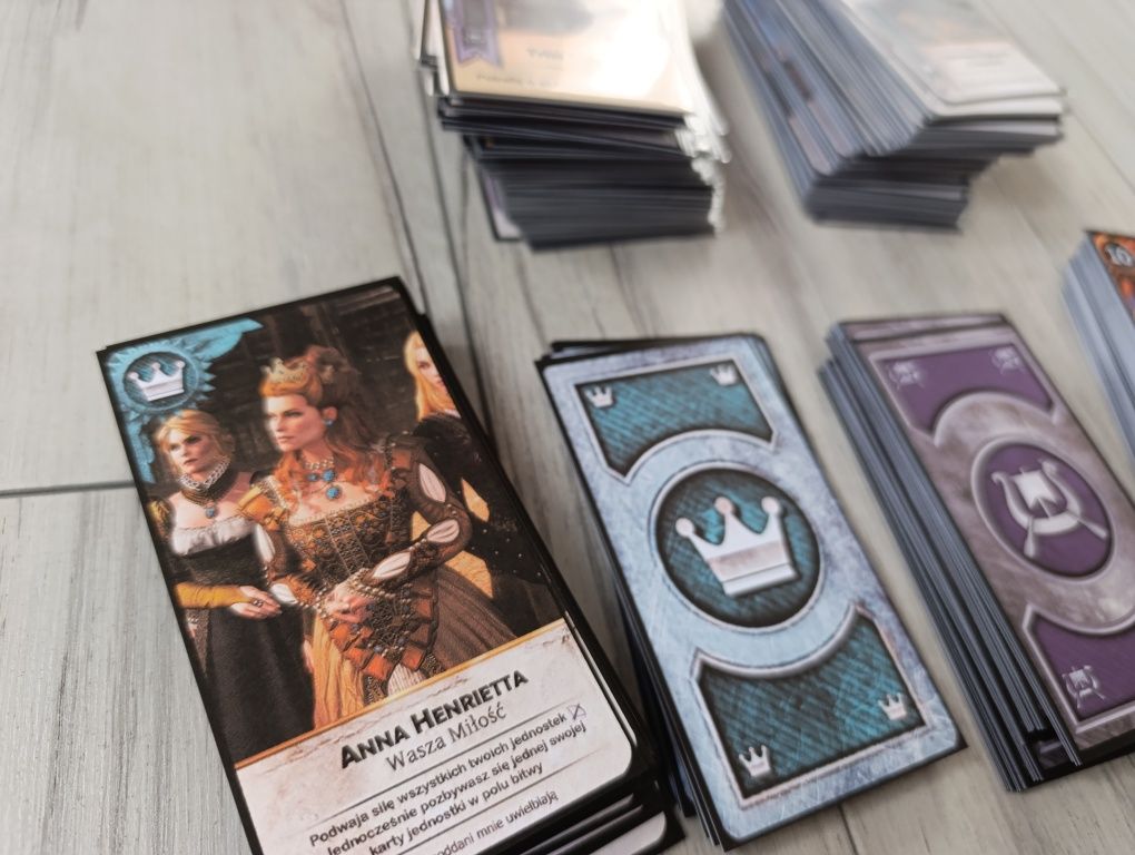 Karty do gry w gwinta SKELLIGE I TOUSAAINT wiedźmin gwint