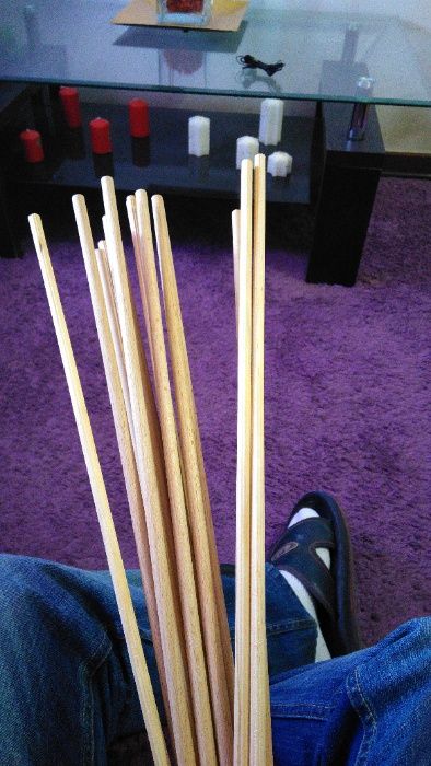 Baquetas para berimbau