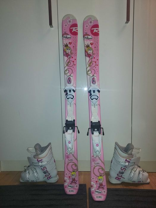 Narty ROSSIGNOL Princess, 110 cm + buty 21,5