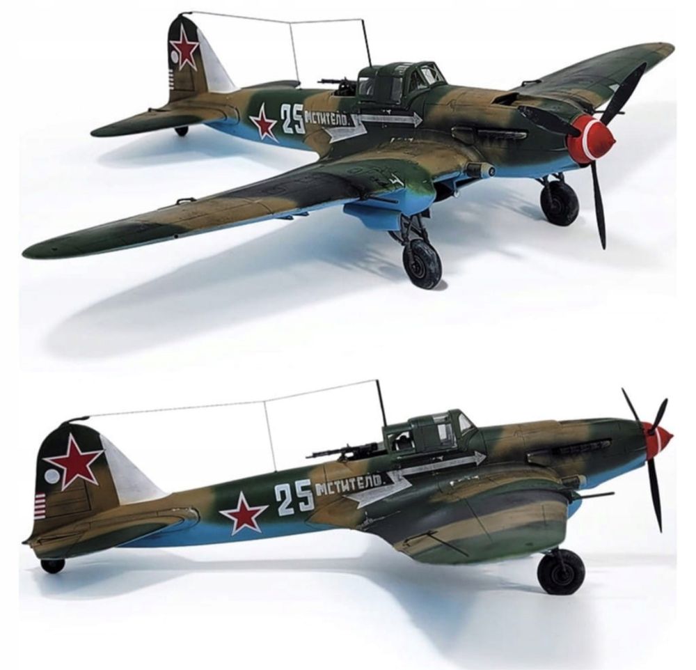 Samolot IŁ-2m3 Berlin 1945 model Academy 12357