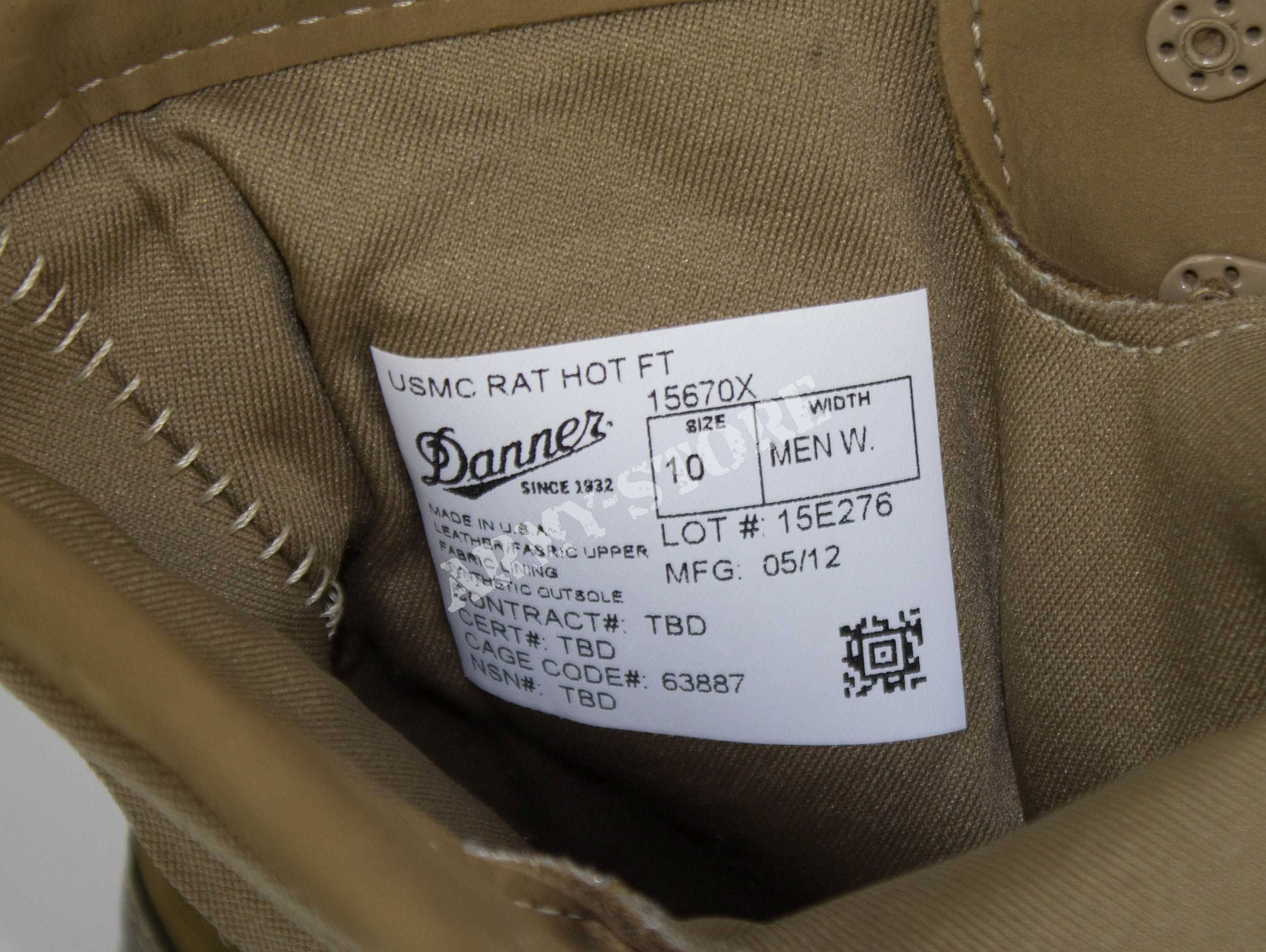 Літні берці корпусу морської піхоти США Danner USMC RAT