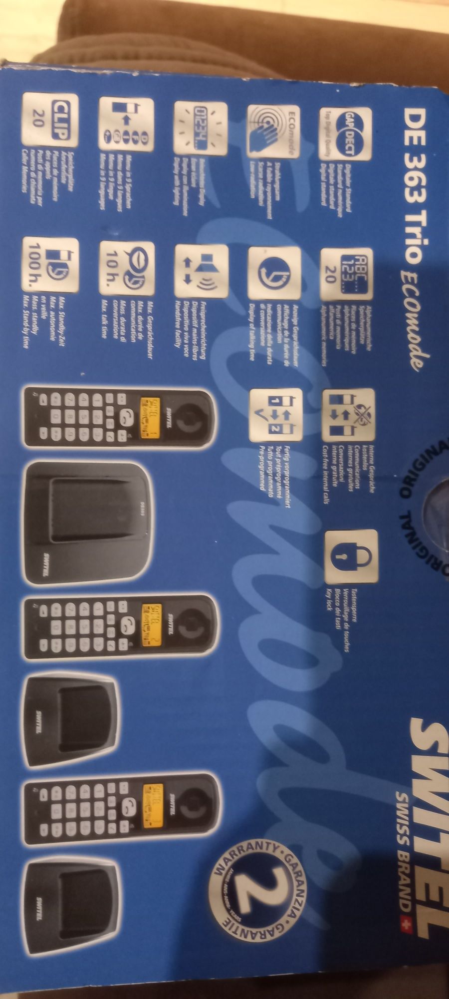 Zestaw telefonów bezprzewodowych - nowy