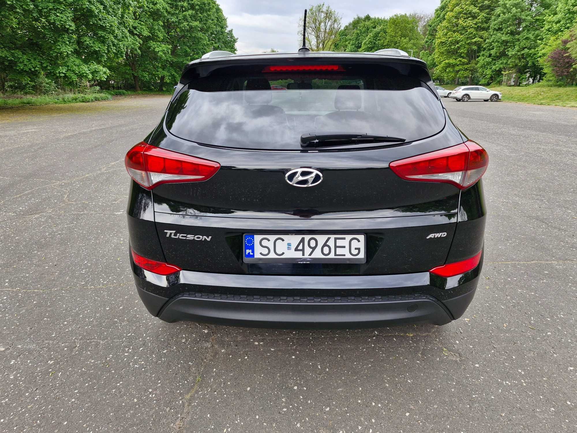 Hyundai Tucson 2017r 2.0 GDI 4x4 bezwypadkowy