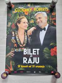 Plakat kinowy z filmu Bilet do raju Julia Roberts George Clooney