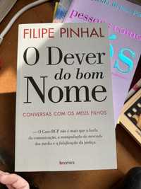 livro de Filipe pinhal - O Dever do bom Nome