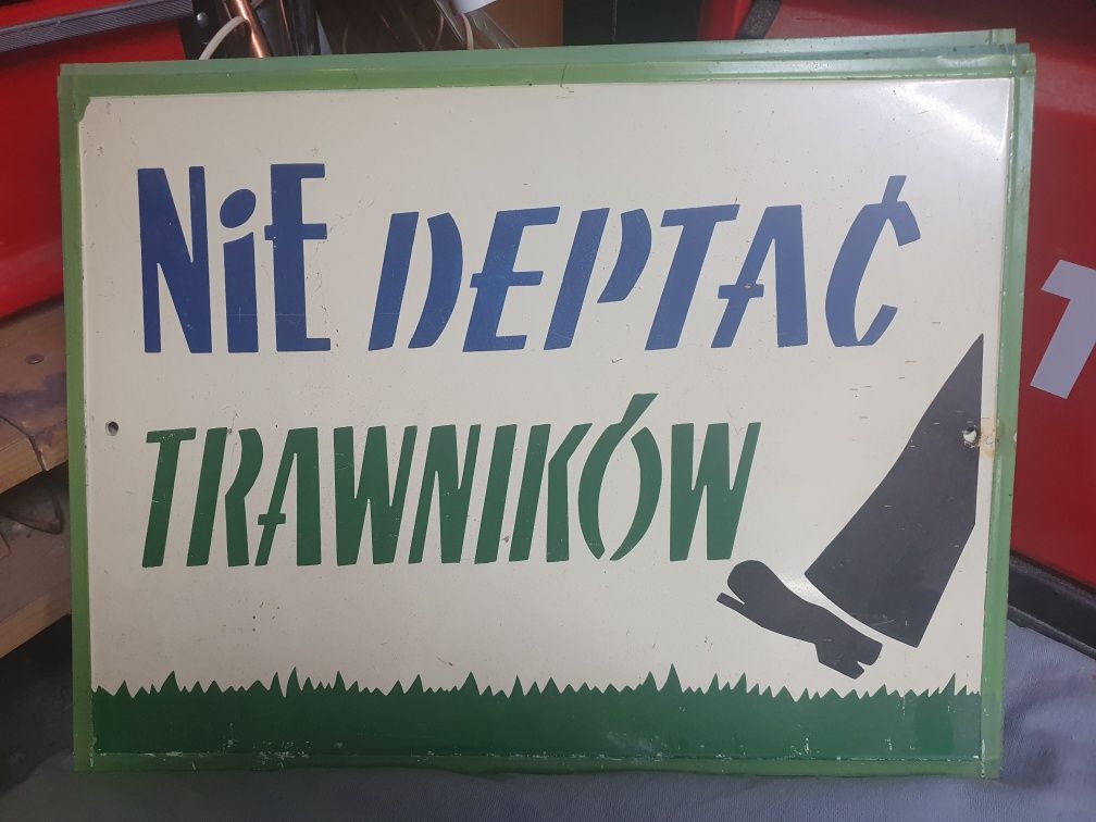 Nowa Tablica  informacyjna z PRL-u