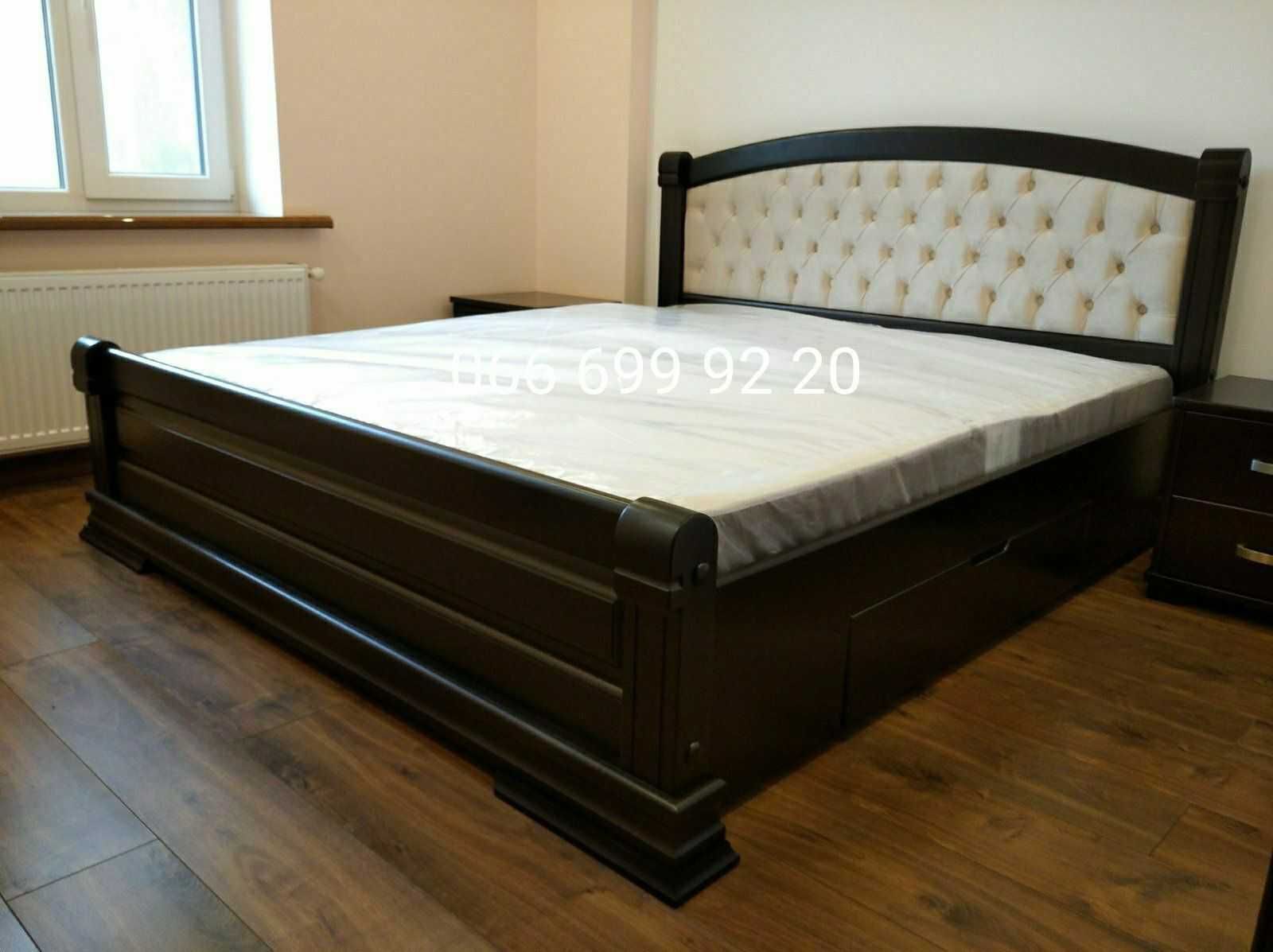 Ліжко "Прованс" з дерева з масиву вільхи 160*200 від виробника