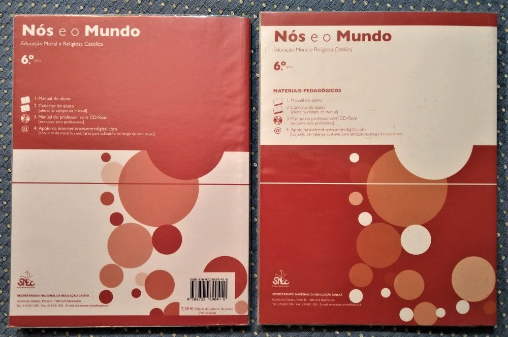 "Nós e o Mundo: Educação Moral e Religiosa Católica 6ºAno" Manual+Cade