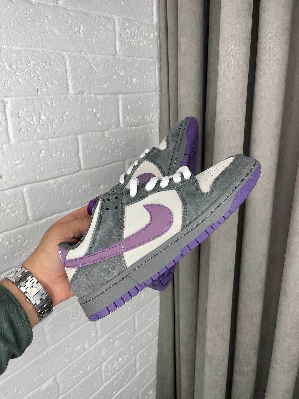 Sneakersy niskie Nike sb dunk low grey liliac 36-45