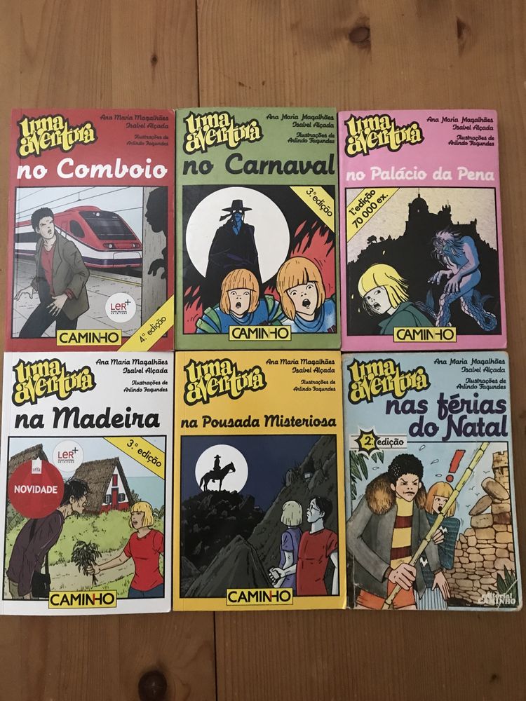 Seis livros Uma Aventura