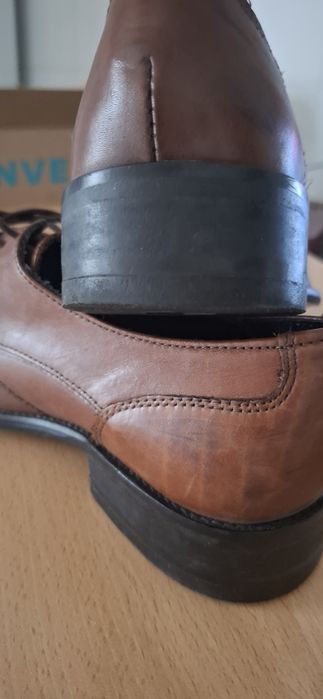 Sapatos Homem Tam41 Camel como NOVOS usados 1 vez