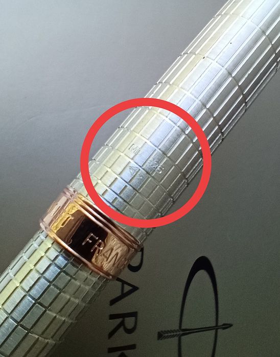 Срібна кулькова ручка Parker SONNET Cisele Silver PGT BP 88 132