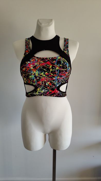 Krótki top kolorowy rozm. S /XS