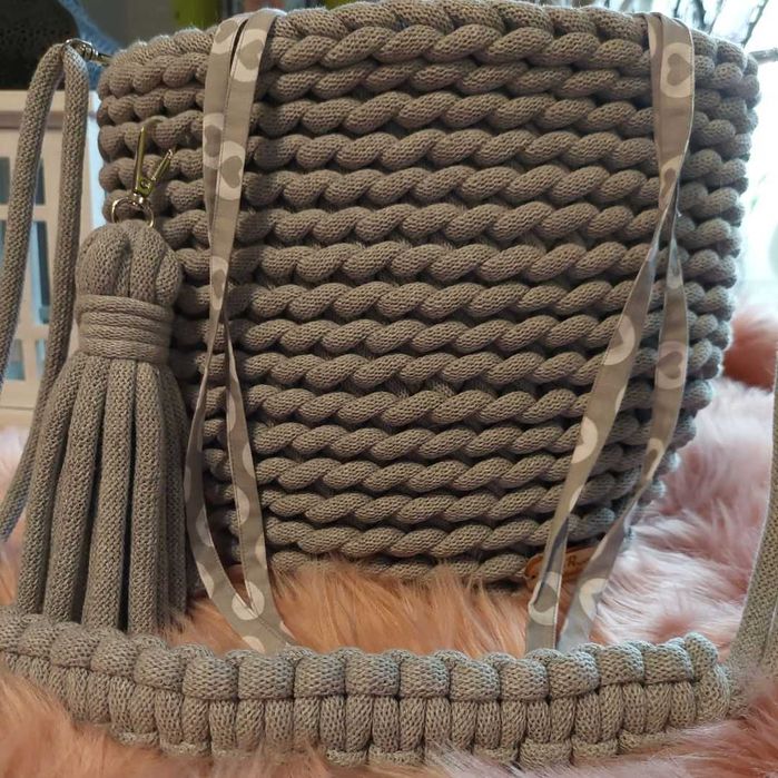Torebka Handmade SZARA