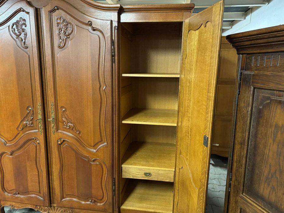 Szafa czterodrzwiowa Ludwik szafa drewniana dąb