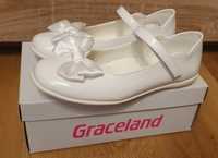 Buty komunijne białe Graceland 34