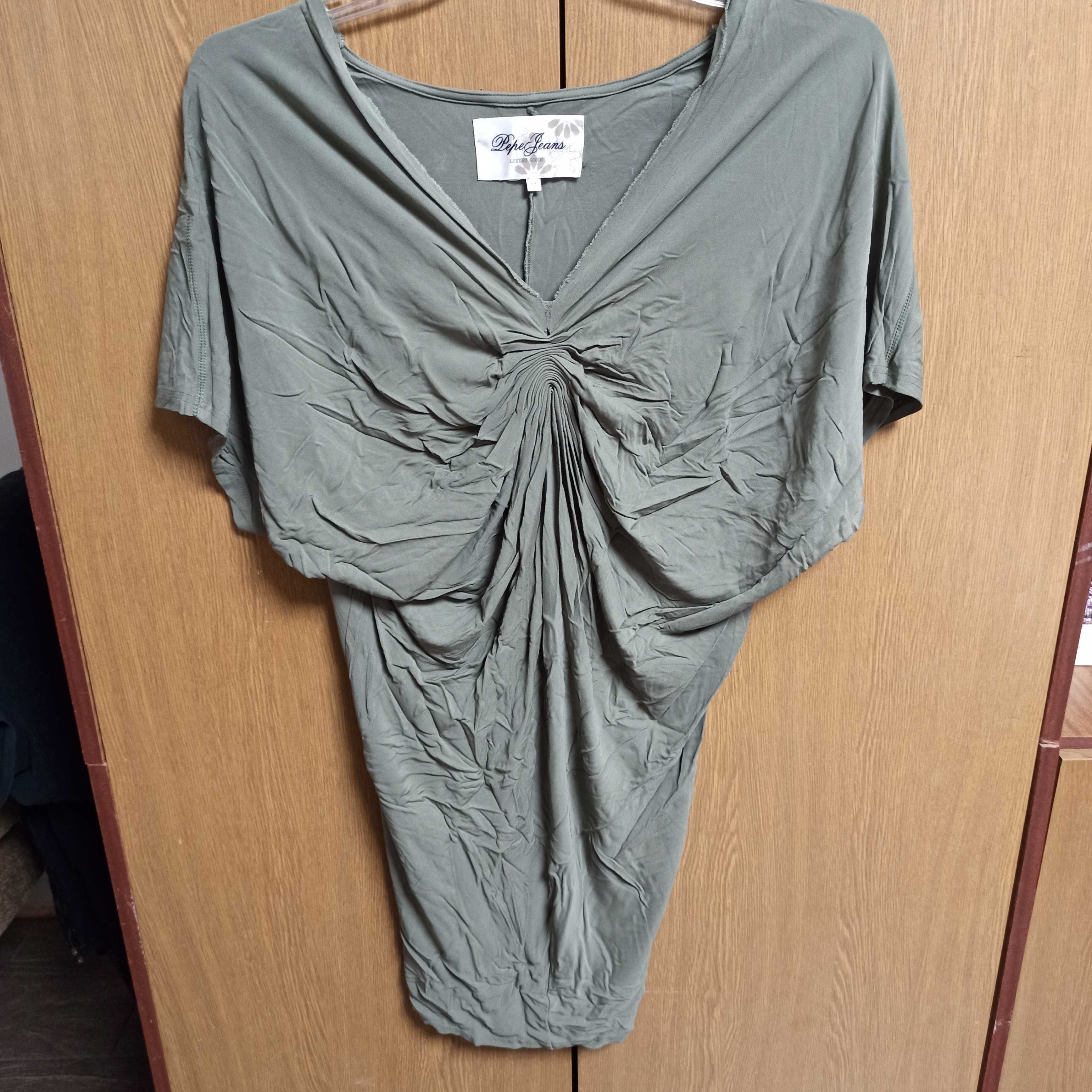 Платье туника топ сукня кофта блуза оливковая Pepe Jeans! Оригинал!