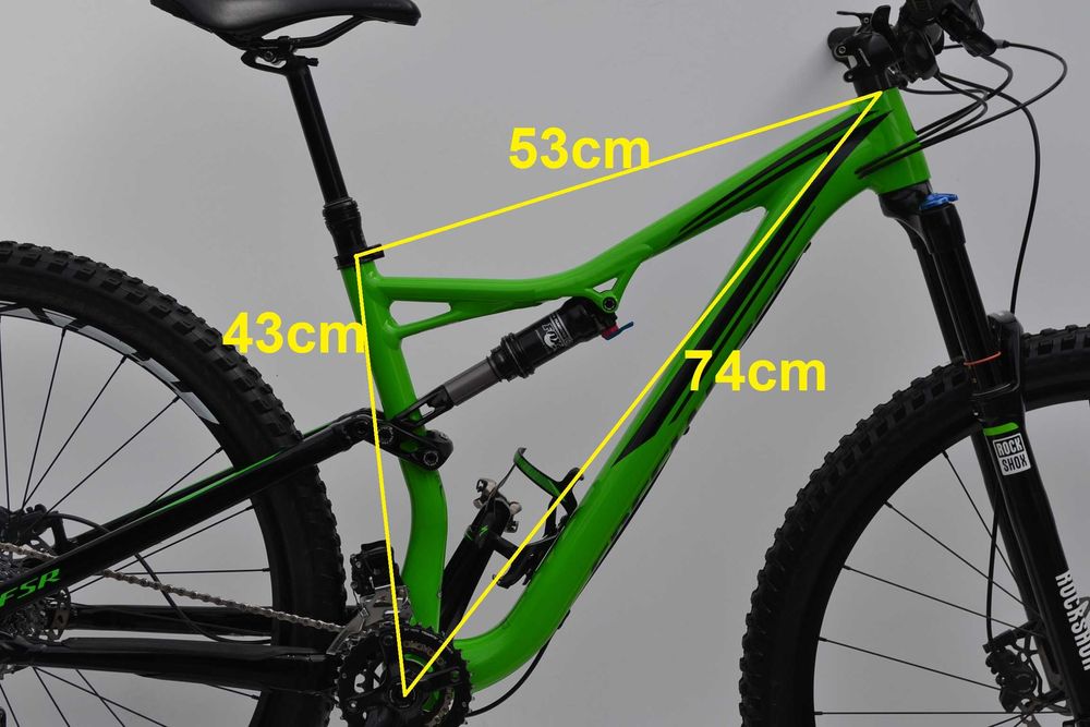 Specialized Stumpjumper full 29'' rock shox 2x10 x9 super stan rama M