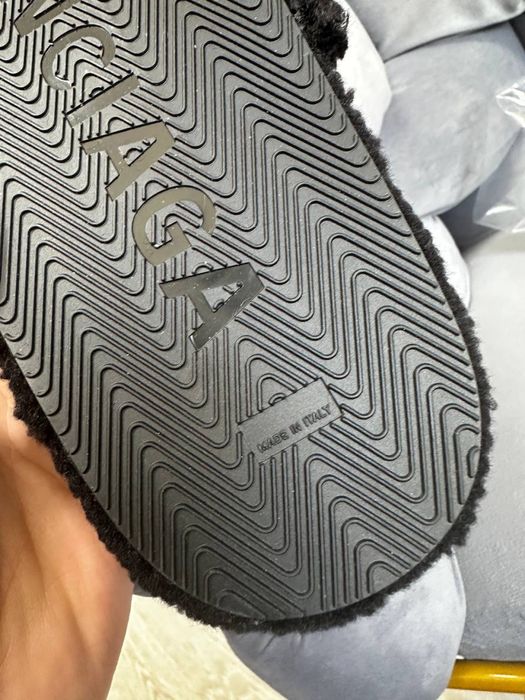 Шлепки тапочки меховые balenciaga balensiaga баленсиага