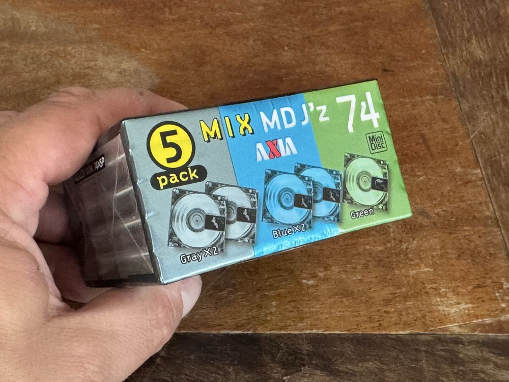 Rzadkie płytki Minidisc Axia MD J'z z nietoperzami