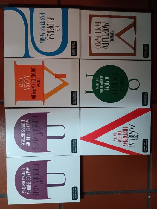 Colecção jornalistas escritores, 6 livros