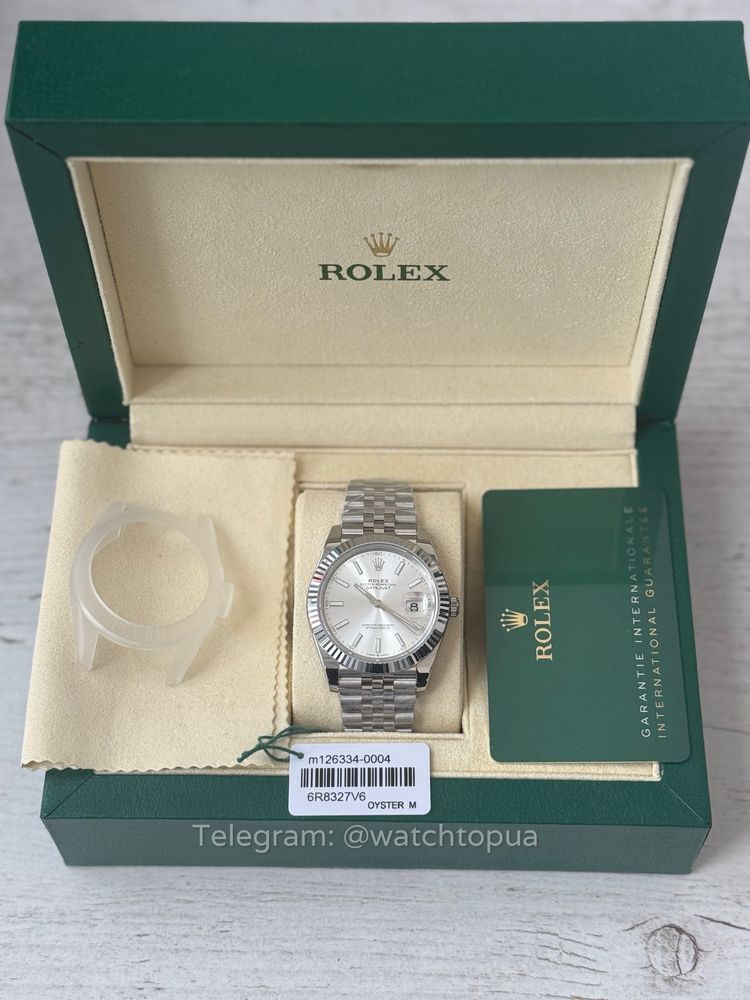Годинник Rolex Datejust Silver Dial 126334 Ролекс