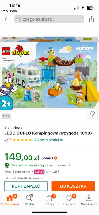 Lego duplo domek farma biwak minnie i daisy
