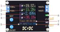 DC DC Boost/Buck перетворювач  0.5-30V 4A 50W