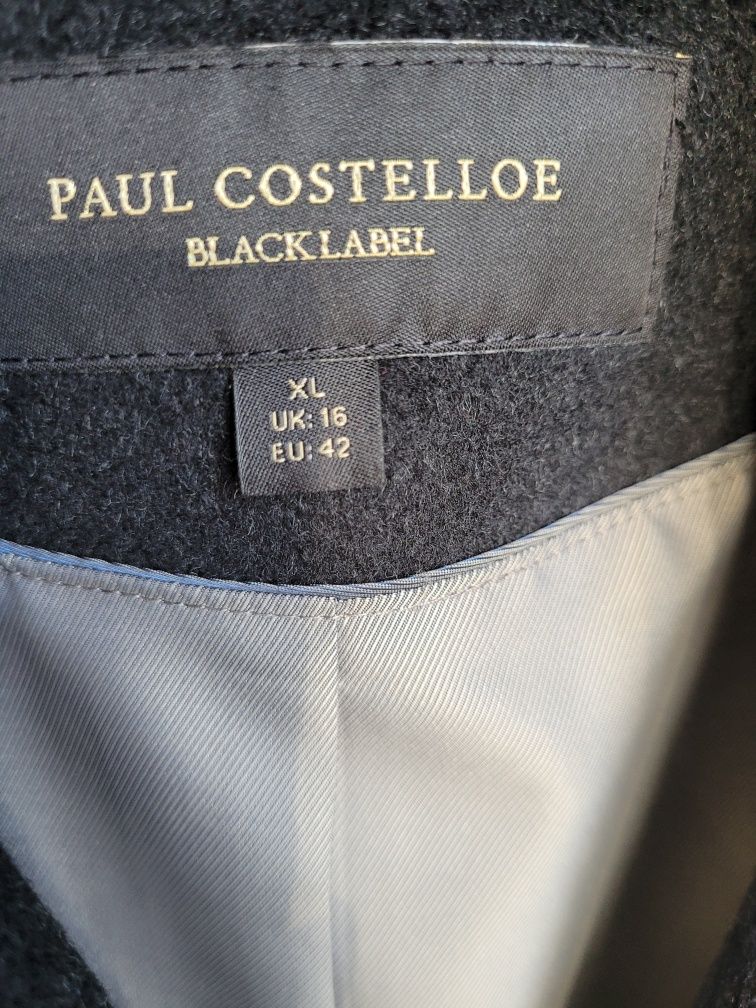 Płaszcz Paul Costelloe Black Label 100% kaszmir nowy