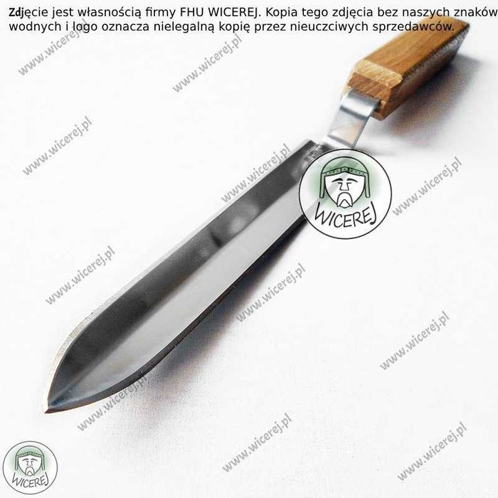 Nóż do Odsklepiania Nierdzewny z Profilowanym Ostrzem 20cm hartowany