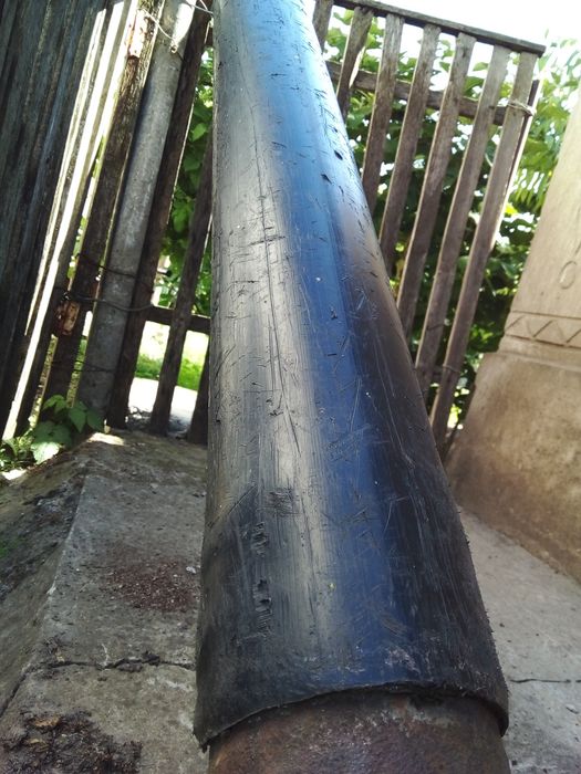 Труба пластик, поліетилен чорний