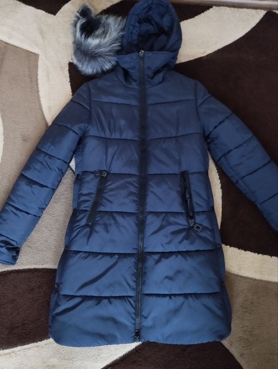 Зимове пальто для дівчинки, 158 розмір