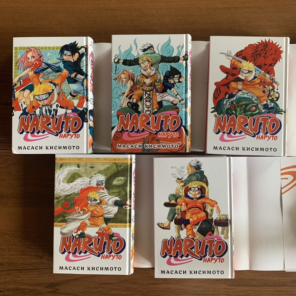 Naruto / Наруто Набор Книги 1, 2, 3, 4, 5 (1 - 15 том)