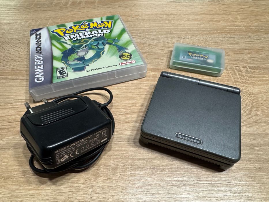 Nintendo Game Boy Advance SP AGS-101 | Oryginał | Pokémon Emerald