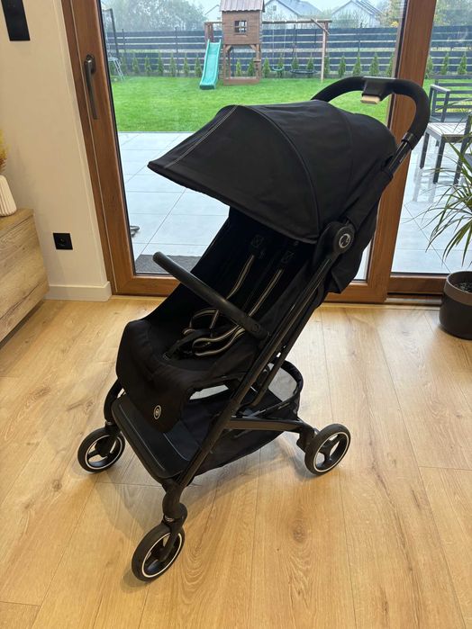 WÓZEK SPACEROWY CYBEX BEEZY do 22 kg duże koła Magic Black Czarny