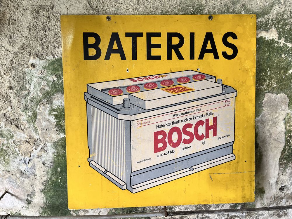 Reclame / publicidade bosch baterias