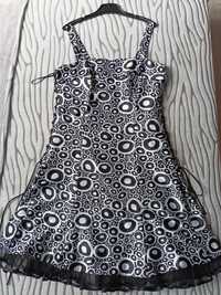 Sukienka czarno- srebrna rozmiar 44