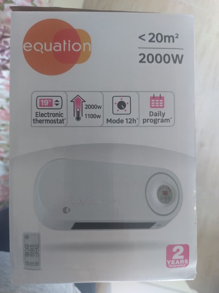 Aquecedor Cerâmica 2000 e 1000 W Novo na caixa.
