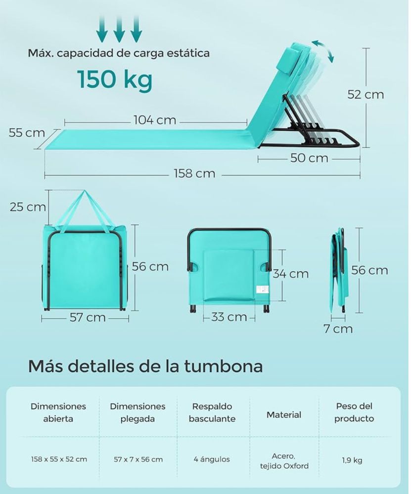 Espreguiçadeira de praia
