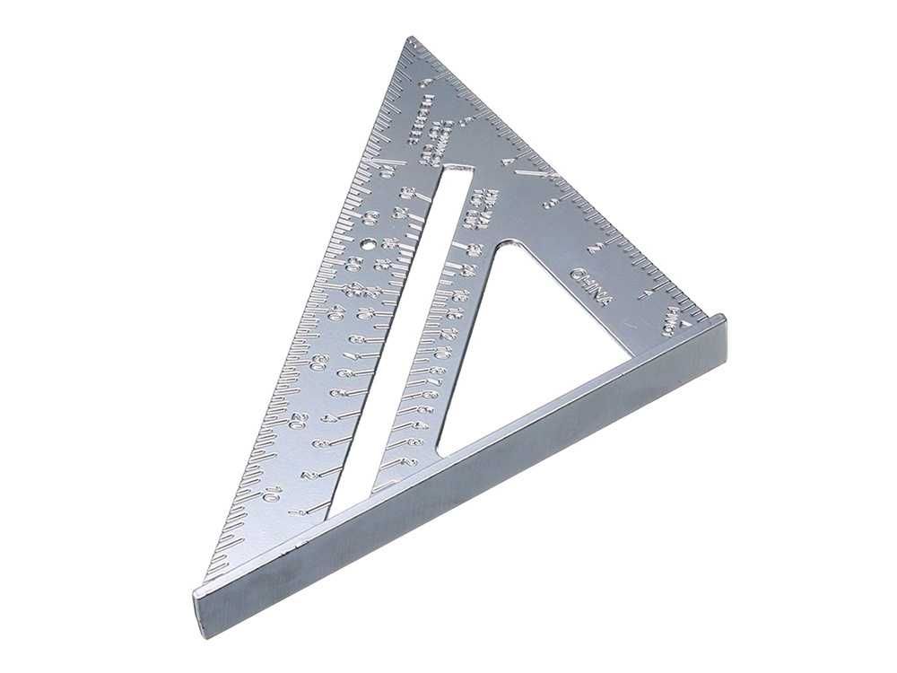 Kątownik STOLARSKI CIESIELSKI aluminiowy WINKIEL Warsztat STOPKA 180mm