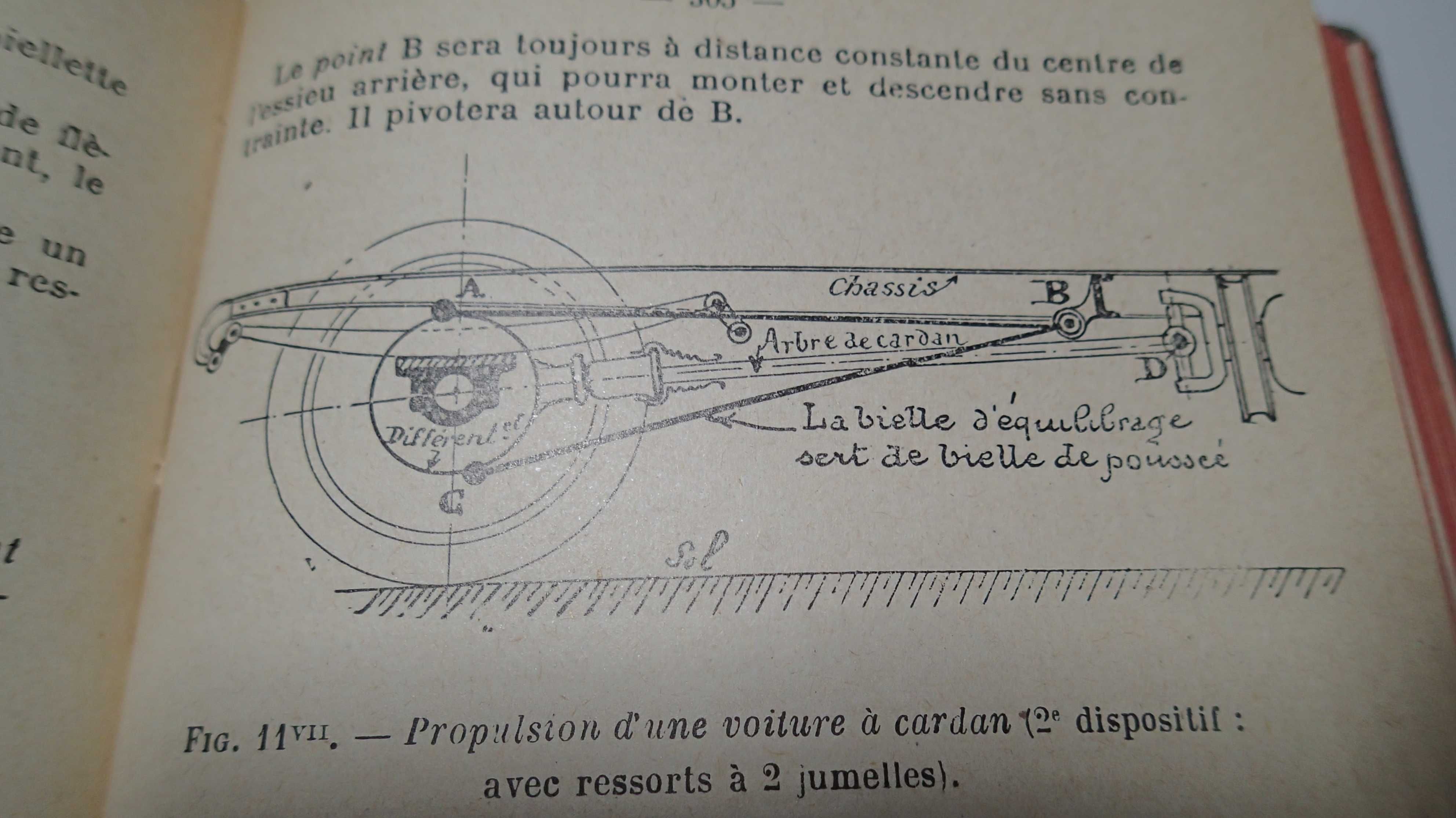 Livro antigo de Mecânica " L`automobile"