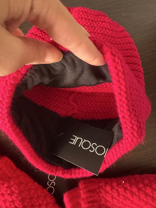 ZestawgGruba czapka zimowa+ rękawiczki