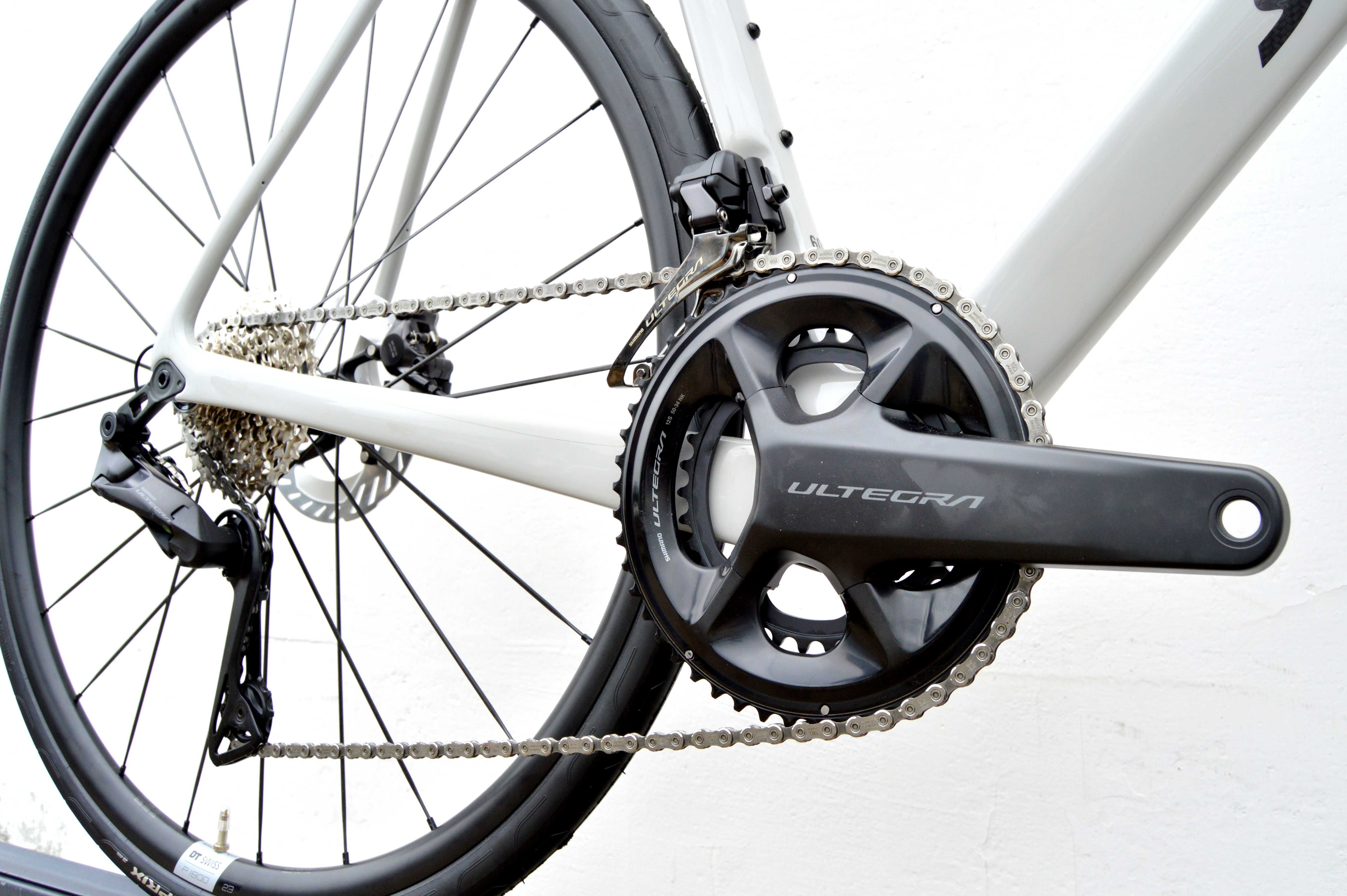 Przebieg 10km STEVENS IZOARD PRO Ultegra Di2 disc elektronika szosa 60