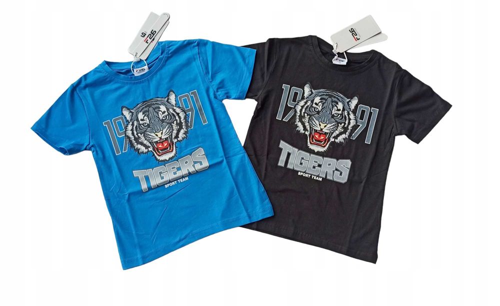 Niebieska bluzka dla chłopca t-shirt  nowy 98-104