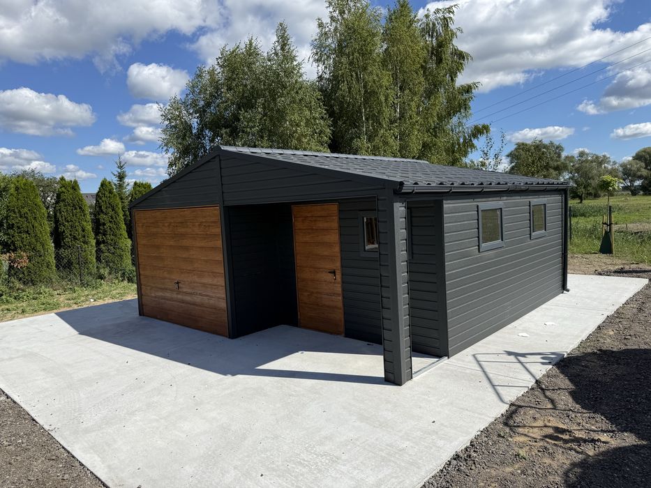 Garaz blaszany 6x6 6x5,8 profil zamkniety